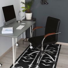 Decormat Podloga za stol Black abstraction 100x70 cm 