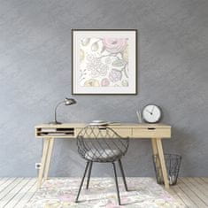 Decormat Podloga za pisarniški stol Colorful flowers 100x70 cm 