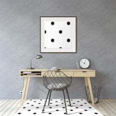 Decormat Podloga za stol Black dots 120x90 cm 