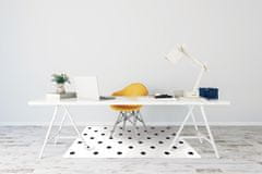 Decormat Podloga za stol Black dots 120x90 cm 