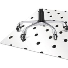 Decormat Podloga za stol Black dots 120x90 cm 