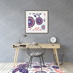 Decormat Podloga za pisarniški stol Abstract flowers 100x70 cm 