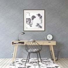 Decormat Podloga za pisarniški stol Dogs pattern 100x70 cm 