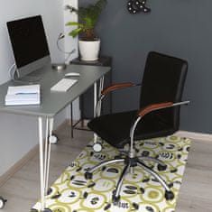 Decormat Podloga za pisarniški stol Apples pattern 100x70 cm 