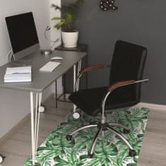 Decormat Podloga za pisarniški stol Geometric leaves 140x100 cm 