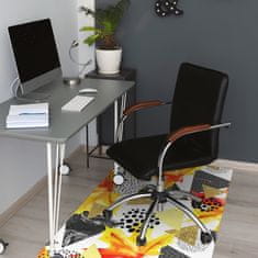 Decormat Podloga za pisarniški stol Geometric triangles 100x70 cm 