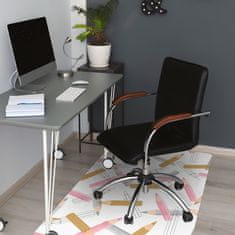 Decormat Podloga za pisarniški stol Pattern pencils 140x100 cm 
