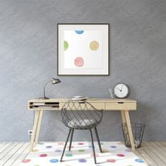 Decormat Podloga za pisarniški stol Colored dots 120x90 cm 