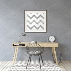 Decormat Podloga za pisarniški stol Silver zigzags 100x70 cm 