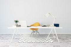 Decormat Podloga za pisarniški stol Silver zigzags 100x70 cm 