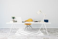 Decormat Podloga za pisarniški stol Gray zig zaks 120x90 cm 