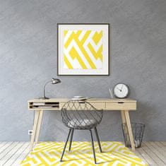 Decormat Podloga za pisarniški stol Yellow strap 140x100 cm 