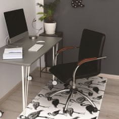 Decormat Podloga za stol Retro style of flamingo 100x70 cm 