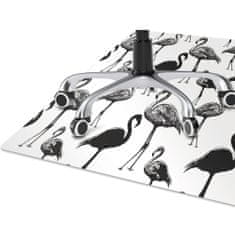 Decormat Podloga za stol Retro style of flamingo 100x70 cm 