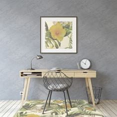 Decormat Podloga za stol Tropical leaves and flowers 100x70 cm 