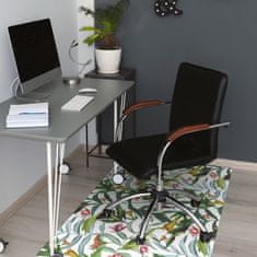 Decormat Podloga za pisarniški stol Tropical flora 140x100 cm 
