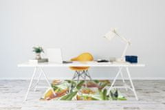 Decormat Podloga za pisarniški stol Tropical plants 120x90 cm 