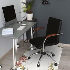 Decormat Podloga za pisarniški stol Exotic flora 100x70 cm 