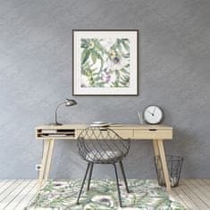 Decormat Podloga za pisalni stol White flowers 100x70 cm 