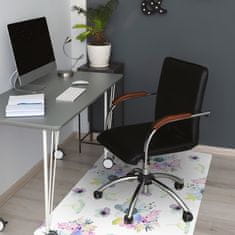 Decormat Podloga za stol Purple flowers 100x70 cm 