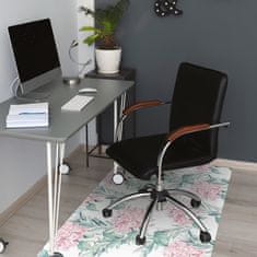 Decormat Podloga za pisarniški stol Light pink flowers 100x70 cm 
