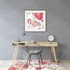 Decormat Podloga za stol Red flowers 100x70 cm 