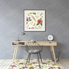 Decormat Podloga za stol Watercolor flowers 140x100 cm 