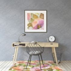 Decormat Podloga za stol Painted flowers 100x70 cm 
