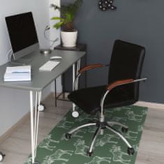 Decormat Podloga za stol Elk on a green background 100x70 cm 
