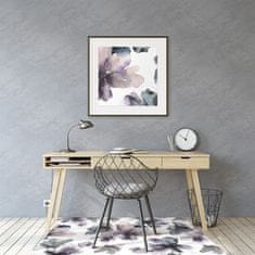 Decormat Podloga za pisarniški stol Dark flowers 100x70 cm 