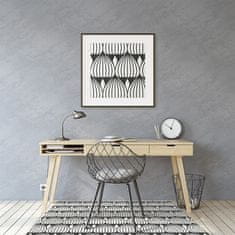Decormat Podloga za stol Abstraktni vzorec 120x90 cm 