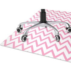 Decormat Podloga za stol Pink zigzags 120x90 cm 