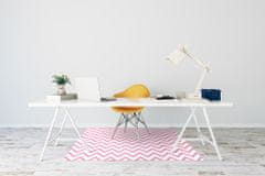 Decormat Podloga za stol Pink zigzags 120x90 cm 