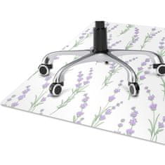 Decormat Podloga za zaščito tal Lavender flowers 100x70 cm 