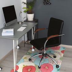 Decormat Podloga za pisalni stol Floral pattern 140x100 cm 