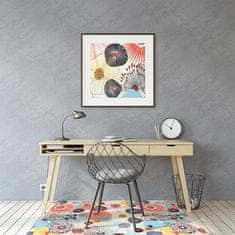 Decormat Podloga za pisalni stol Floral pattern 100x70 cm 