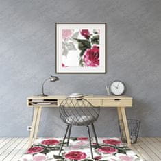 Decormat Podloga za pisalni stol Painted roses 140x100 cm 