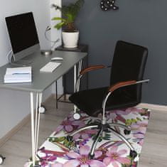 Decormat Podloga za pisalni stol Pink flowers 120x90 cm 