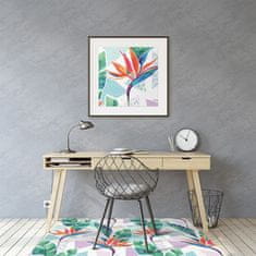 Decormat Podloga za pisalni stol Tropical flora 140x100 cm 