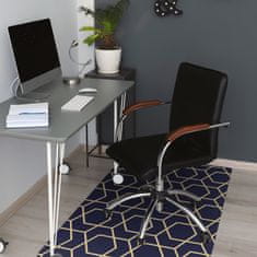 Decormat Podloga za pisarniški stol Dark cubes 100x70 cm 