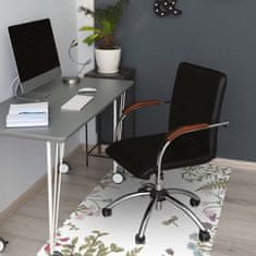 Decormat Podloga za pisarniški stol Spring flowers 100x70 cm 
