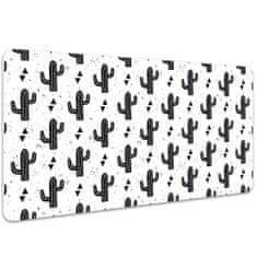 Decormat Podloga za mizo Black cacti 100x50 cm 