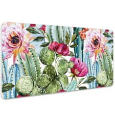 Decormat Podloga za pisalno mizo Cvetovi kaktusa 100x50 cm 