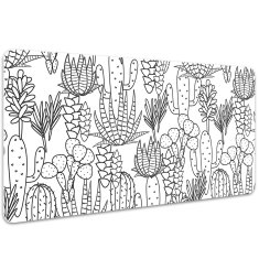 Decormat Podloga za mizo Kaktusi 100x50 cm 