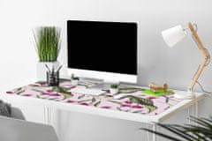 Decormat Podloga za pisalno mizo Roza cvetje 90x45 cm 