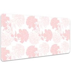 Decormat Podloga za pisalno mizo Pink flowers 90x45 cm 