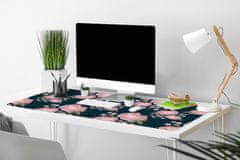 Decormat Podloga za pisalno mizo Pink flowers 100x50 cm 