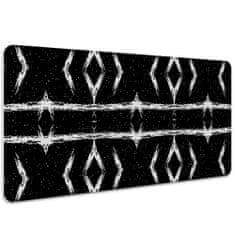 Decormat Podloga za pisalno mizo Black abstraction 90x45 cm 