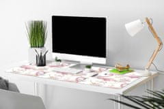 Decormat Podloga za pisalno mizo Rožnati flamingi 90x45 cm 