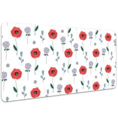 Decormat Namizna podloga Red field of poppies 100x50 cm 